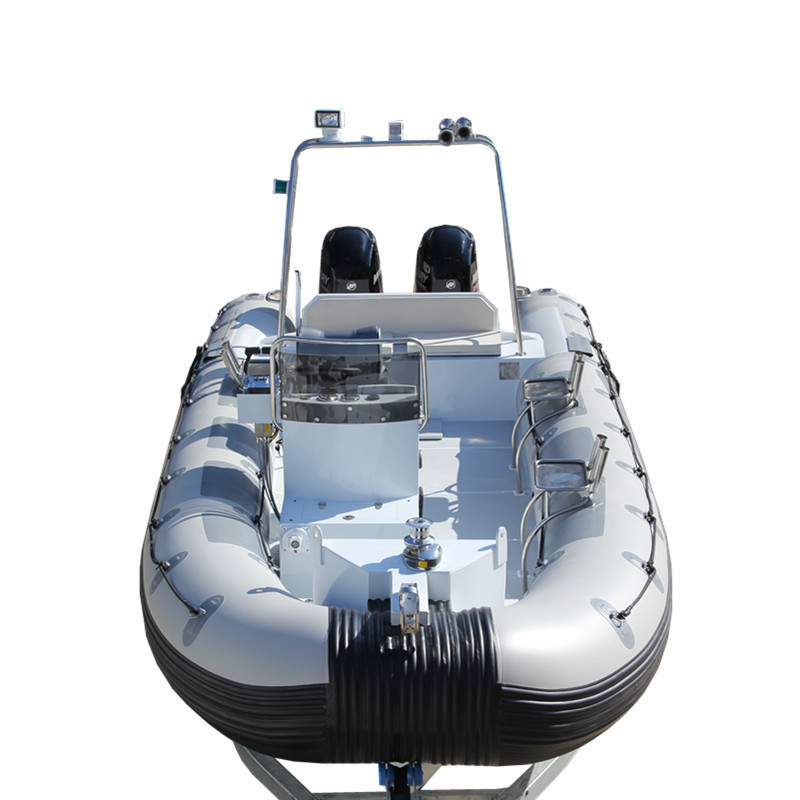 Luxury 18feet Hypalon Semi Rigid Inflatable Boat Manufacturers Inflatable Rib Boats for Sale