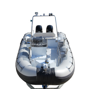 Luxury 18feet Hypalon Semi Rigid Inflatable Boat Manufacturers Inflatable Rib Boats for Sale