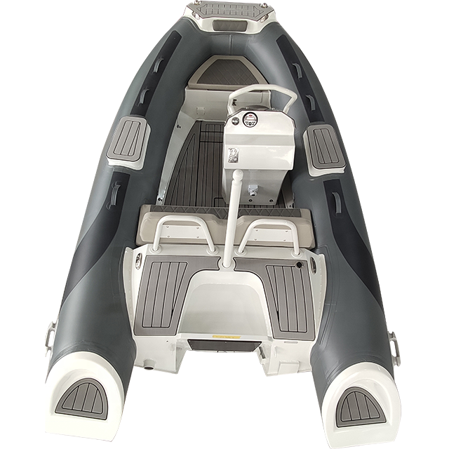 CE RHIB High Speed Folding Rib 380 Deep-v Aluminum Rigid Hull Inflatable Fishing Rowing Rib Boat for Sale