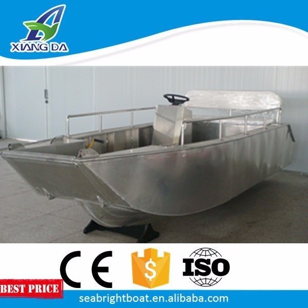 Customized aluminium cheap used pontoon boats for sale