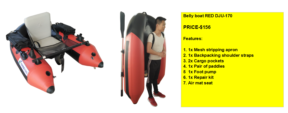 Material PVC Boat Belly Mini Fly  BFishingoat Float Tube Inflatable Pontoon Boat American Belly Boat