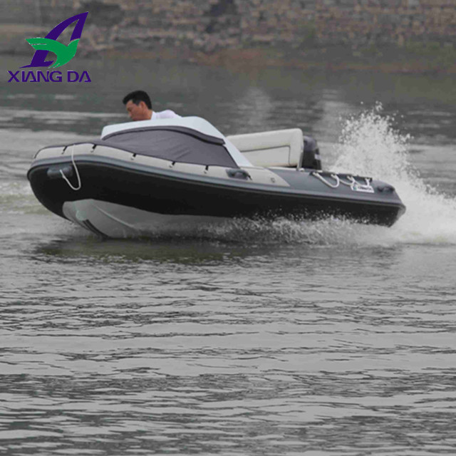 Made-in-China Factory Price  High Speed rib Boat with Outboard Motor jet boat engine sale small fiberglass boat