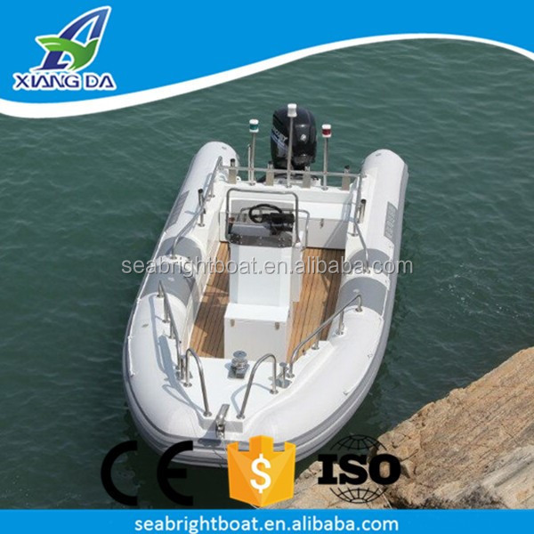 Outboard Engine Type Custom Center Console Aluminum Hypalon RIB Inflatable Dinghy Tender for Sale