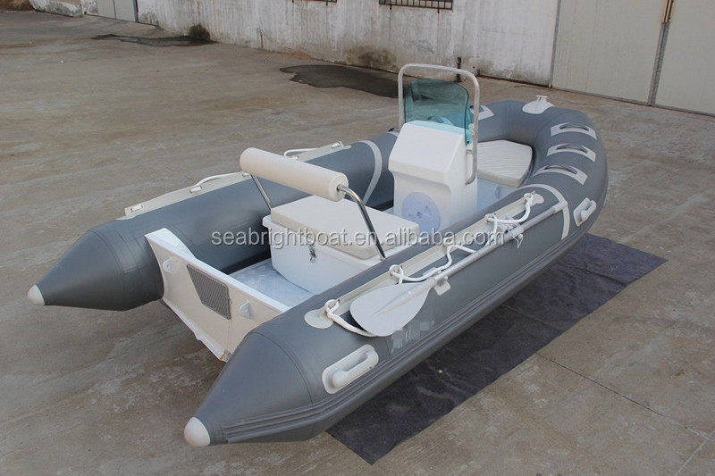 13ft CE Approved Aluminum Hull Semi Rigid Inflatable Boat