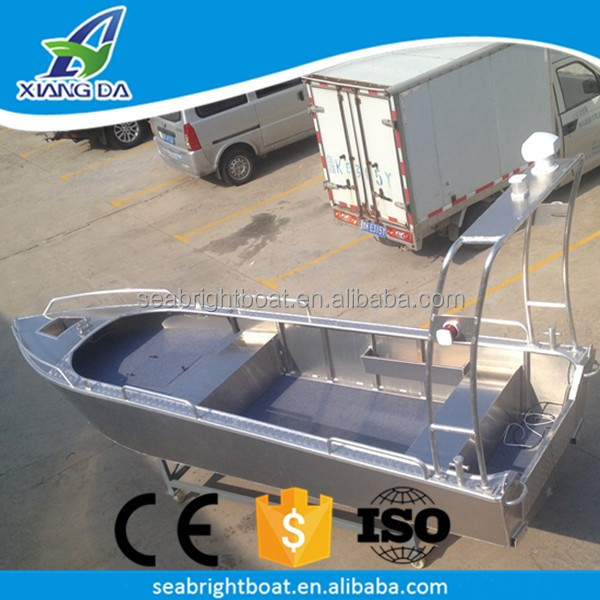 aluminum commercial fishing boat salvage pontoon boats