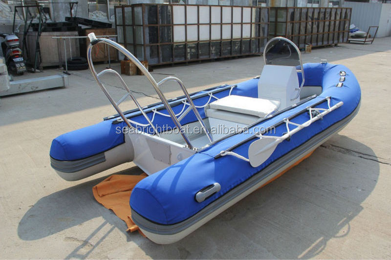 13ft CE Approved Aluminum Hull Semi Rigid Inflatable Boat