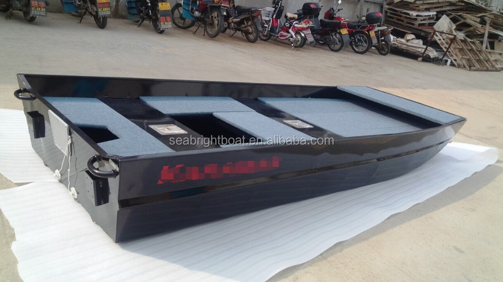 CE Certificate China Welded Aluminum 12 Foot Flat Bottom Fishing Boat for Sale