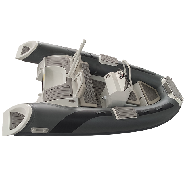 CE RHIB High Speed Folding Rib 380 Deep-v Aluminum Rigid Hull Inflatable Fishing Rowing Rib Boat for Sale