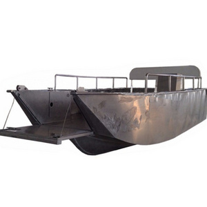 19' Foot Transport Vehicle Cargo All Welded Landing Craft Aluminum River Barge Boat