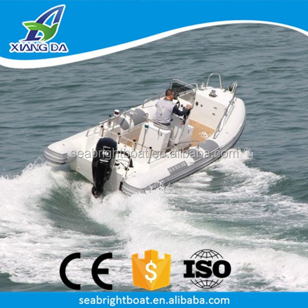 Outboard Engine Type Custom Center Console Aluminum Hypalon RIB Inflatable Dinghy Tender for Sale