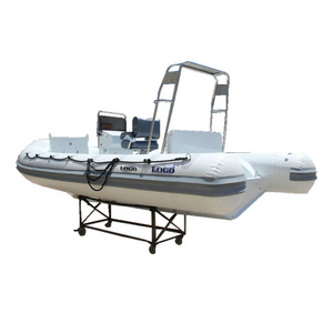 Outboard Engine Type Weihai Custom Center Console Aluminum Hull RIB Inflatable Dinghy for Sale