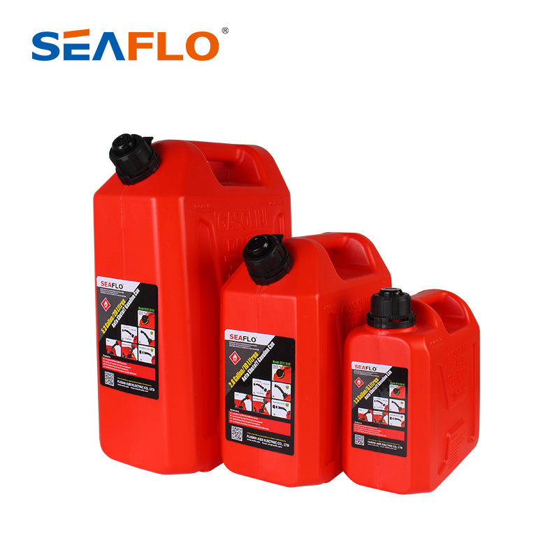 SEAFLO 10L Jerry Can Plastic HDPE 5 Gallon Gas Diesel Can