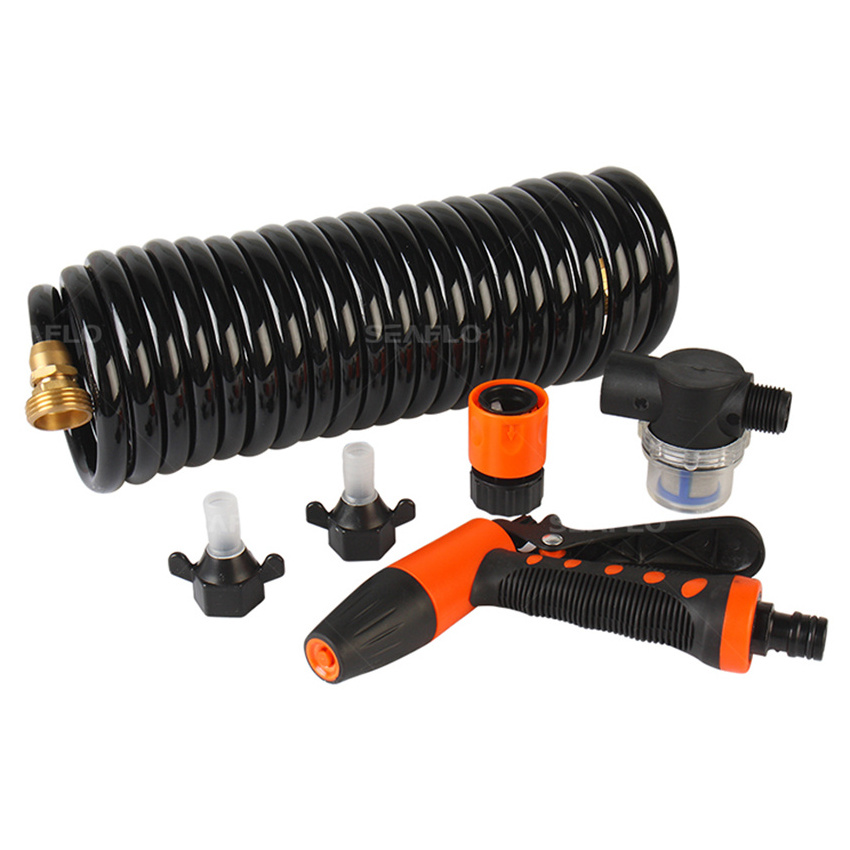 SEAFLO 12Volt DC High Pressure Water Pump Kit for Car Washing