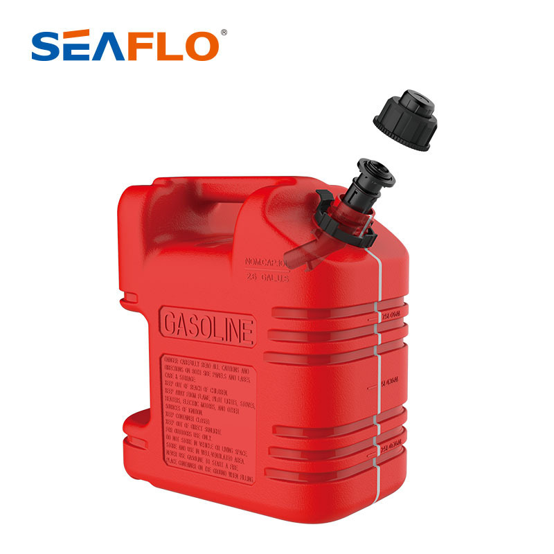 SEAFLO wholesale ATV auto shut off gasoline fuel cans 20 litre jerry can plastic fuel tank jerry can