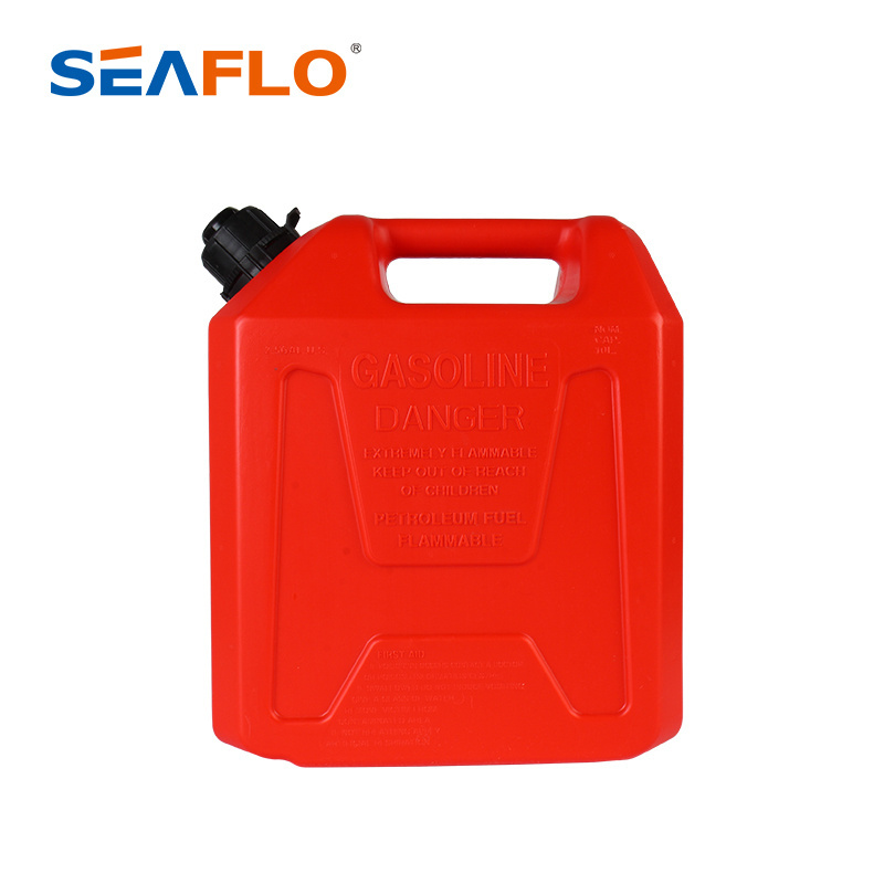 SEAFLO 10L Jerry Can Plastic HDPE 5 Gallon Gas Diesel Can