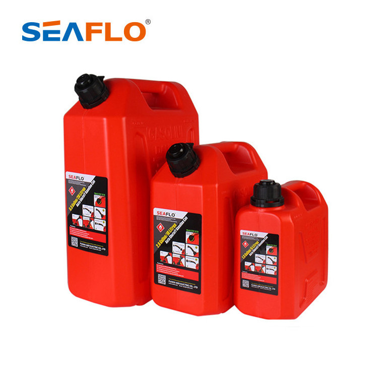 SEAFLO 20L10L 5L Automatic Shut Off Plastic Jerry Can / Gasoline Fuel Tank