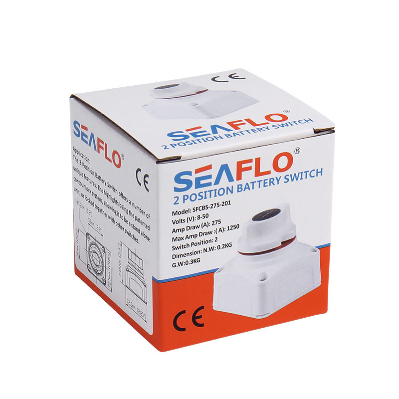 SEAFLO Caravan Yacht Operation ON-OFF Light Disconnect Master Marine Battery Cut Off Isolator Switch