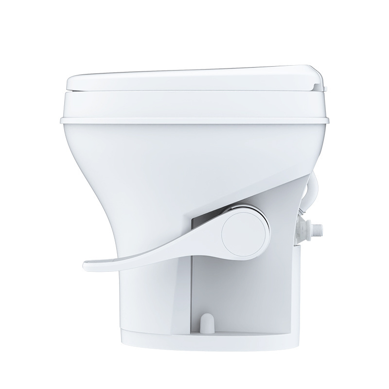 SEAFLO RV Toilet Easy to Install rv camper toilet with Adjustable Water Flow Residential Height RV Toilet