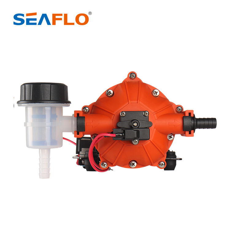 SEAFLO 12V DC 5 Chamber Positive Pump with Quick Attach Ports Diaphragm Water Pump with Big flow rate