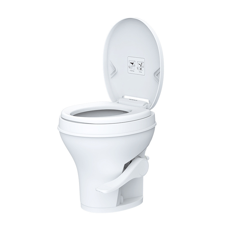 SEAFLO  Safety and Quiet Rv Camper Prefab Toilet Residential Height RV Toilet rv camper toilet