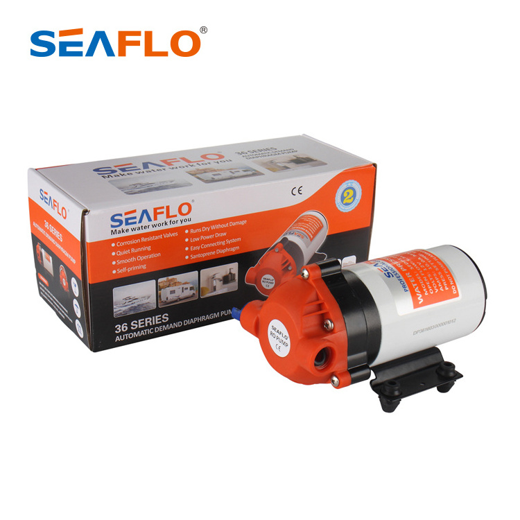 Seaflo dc ac 5-7lpm high pressure diaphragm pump reverse osmosis ro water purifier booster pump