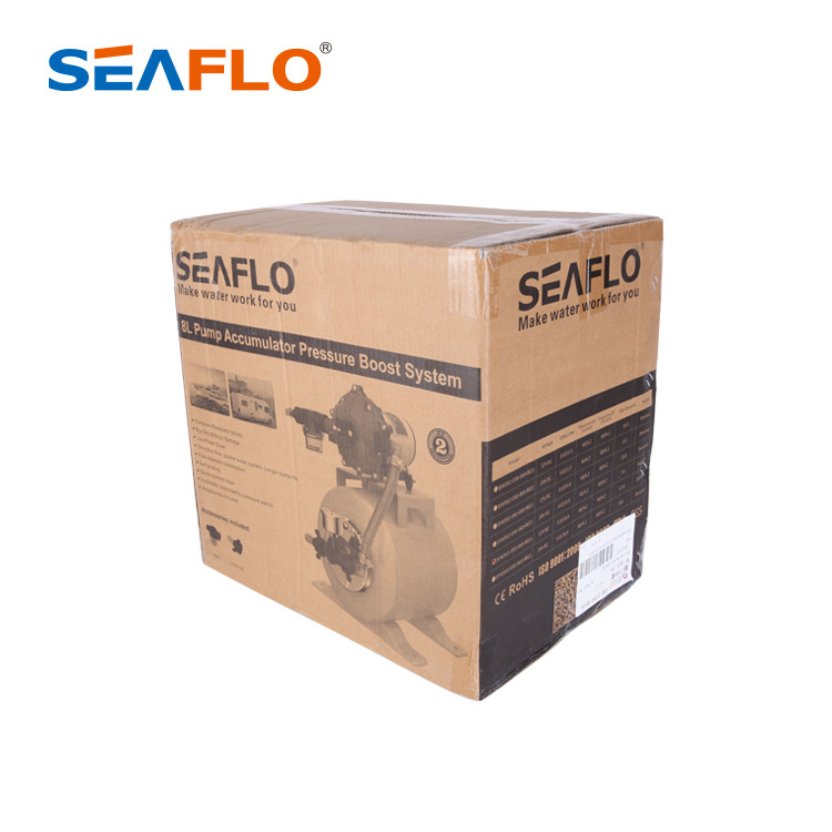 SEAFLO  dc 12v 3.0-5.0GPM  RV Solar Water Pressure Booster Pump Pressure Booster System for Water Supply