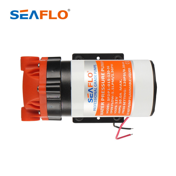 Seaflo dc ac 5-7lpm high pressure diaphragm pump reverse osmosis ro water purifier booster pump