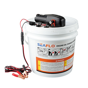 SEAFLO Oil change system equipped with a 4 gallon high temperature resistant oil drum oil change pumps