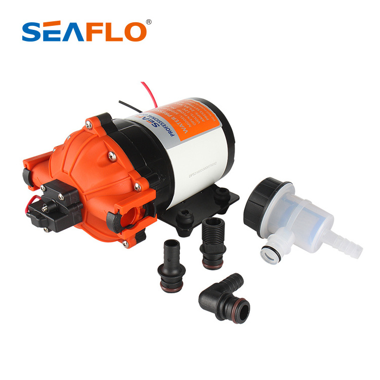 SEAFLO 12V DC 5 Chamber Positive Pump with Quick Attach Ports Diaphragm Water Pump with Big flow rate