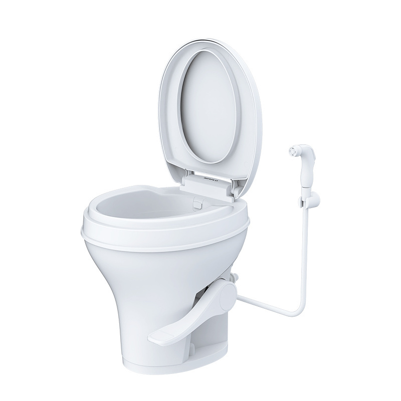 SEAFLO  Safety and Quiet Rv Camper Prefab Toilet Residential Height RV Toilet rv camper toilet