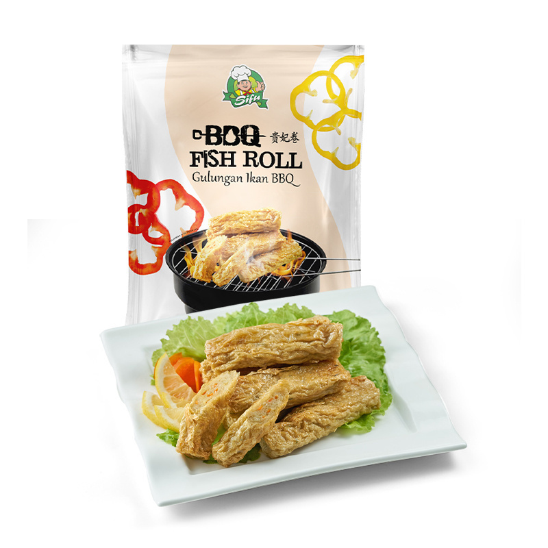 Hot Selling BBQ Fish Roll Best Served in Steamboat Restaurants and Buffet Catering or as Finger Food