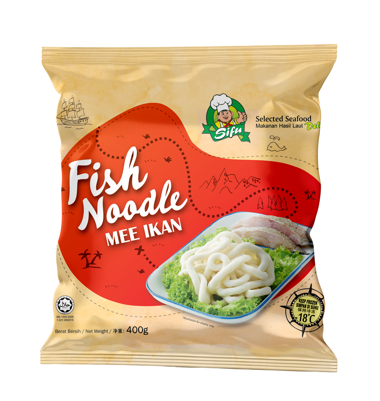 Super Tasty Fish Noodles Made in Malaysia With Premium Ingredients And From High Quality Fish Meat