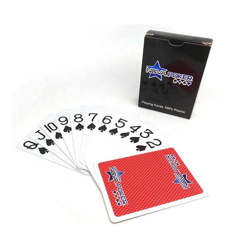 Custom Printed Waterproof Plastic Playing Cards PVC Poker Cards