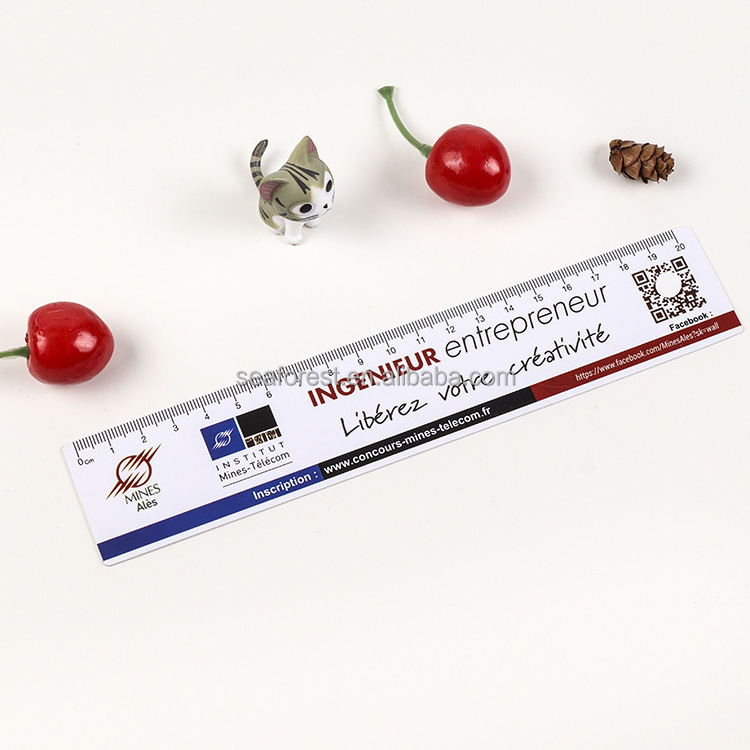 Advertising Ruler Pvc Advertising Custom Printing 15cm/20cm/30cm Flexible Clear Plastic ...