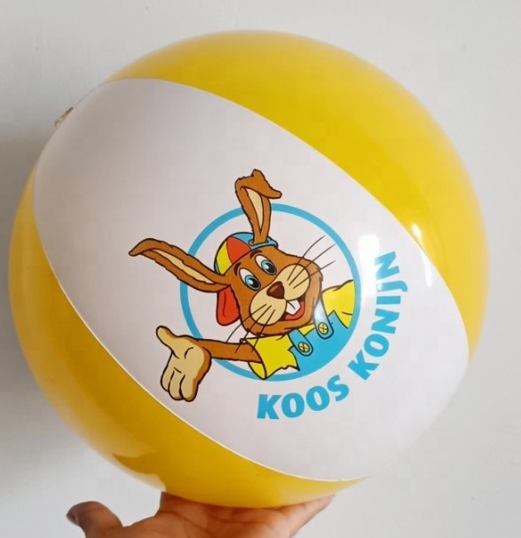 Cheap Custom Printed PVC Inflatable Beach Playing Balls For Promotion