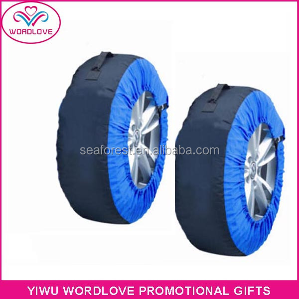 170T polyester &600D oxford printed custom car spare tyre cover,car tote tire cover