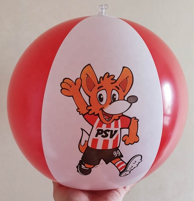 Cheap Custom Printed PVC Inflatable Beach Playing Balls For Promotion