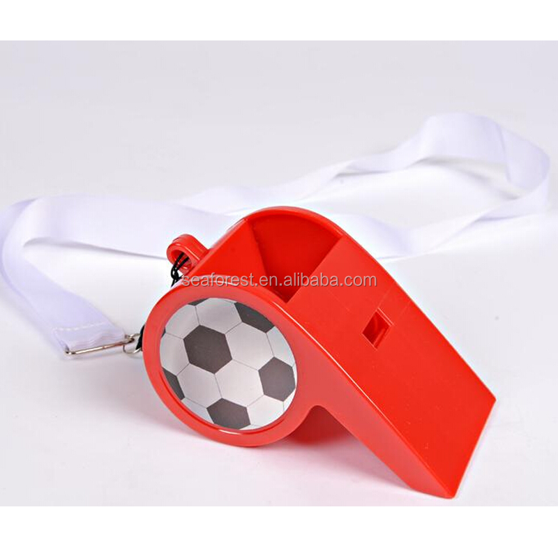 Plastic Football Fans Cheering Whistle Soccer Referee Whistles