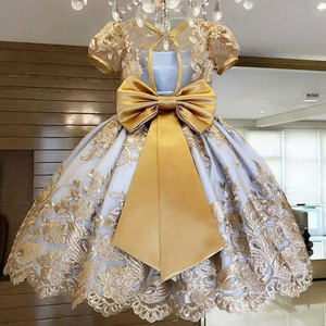 Wholesale summer dress Princess Fancy prom dress Kids clothing girls dresses