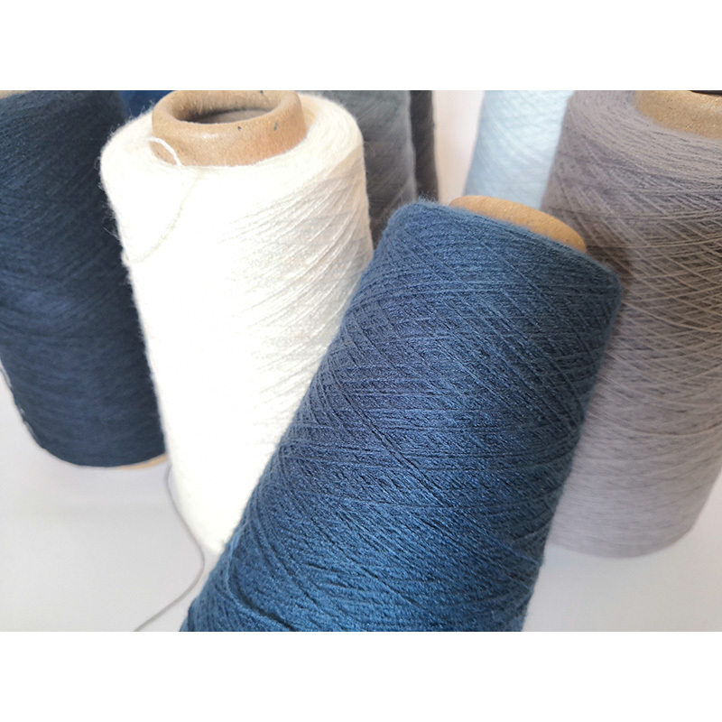 regenerated cotton yarn open end regenerated polyester cotton belnded yarn