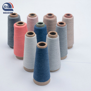 regenerated cotton yarn open end regenerated polyester cotton belnded yarn