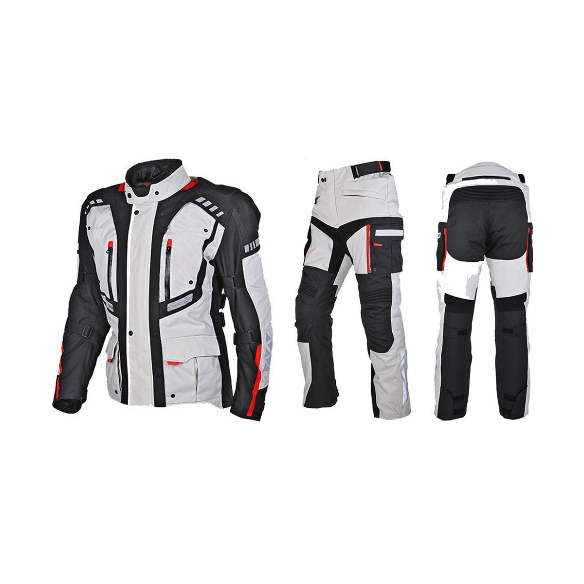 Motorcycle Riding Racing textile & Leather Track Suit with Padding custom Multi color moter bike suit