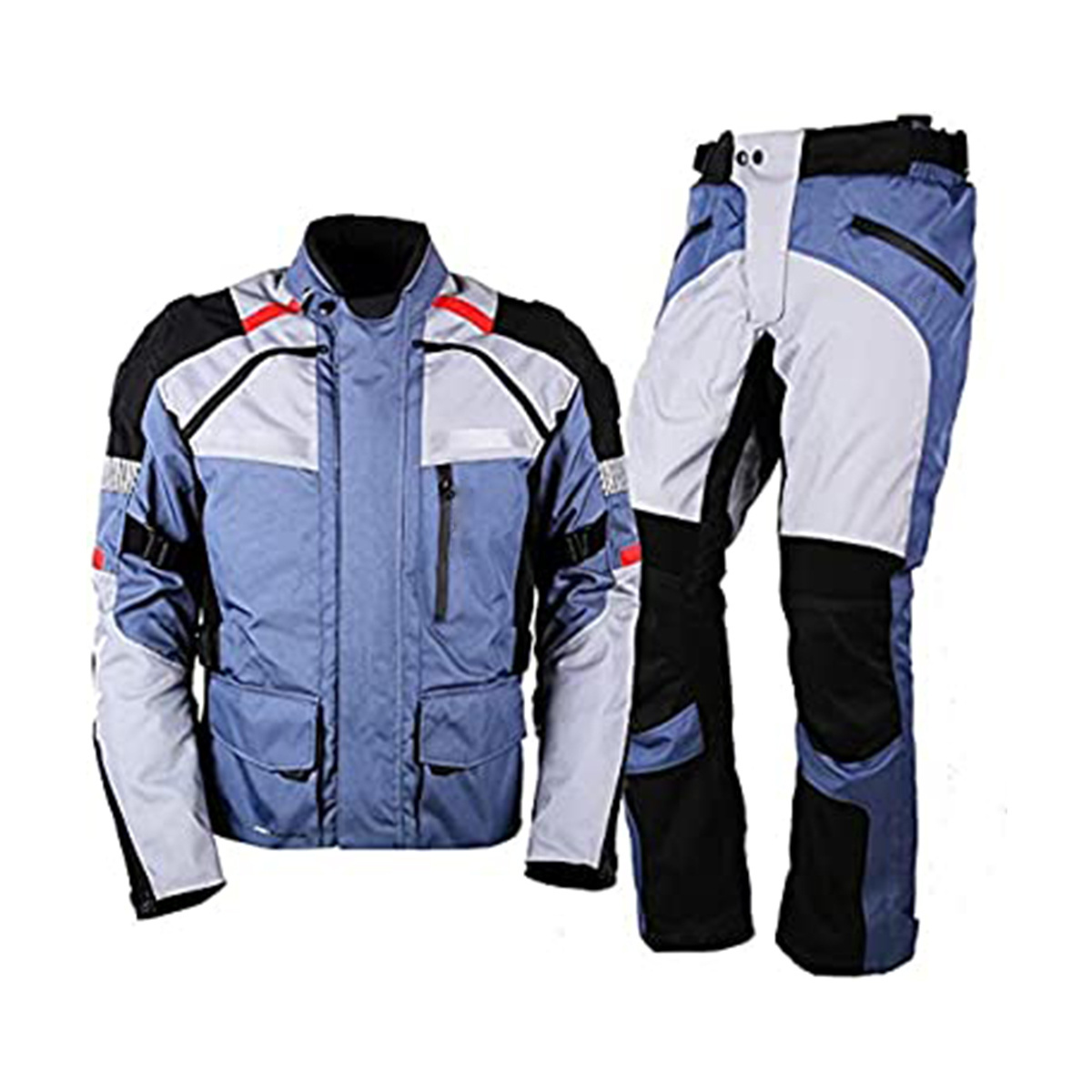 Motorcycle Riding Racing textile & Leather Track Suit with Padding custom Multi color moter bike suit