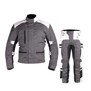 Motorcycle Riding Racing textile & Leather Track Suit with Padding custom Multi color moter bike suit