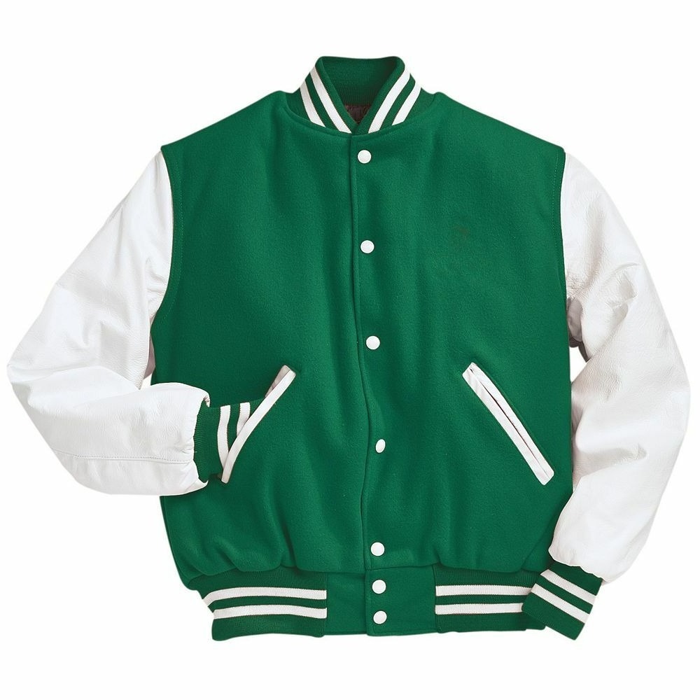 Wholesale Bomber Jacket Brown Baseball Jacket College Coats Unisex Philadelphia Eagles NFL Varsity Jacket