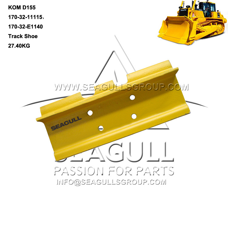 KOM D155 bulldozer undercarriage track shoe 170-32-11115