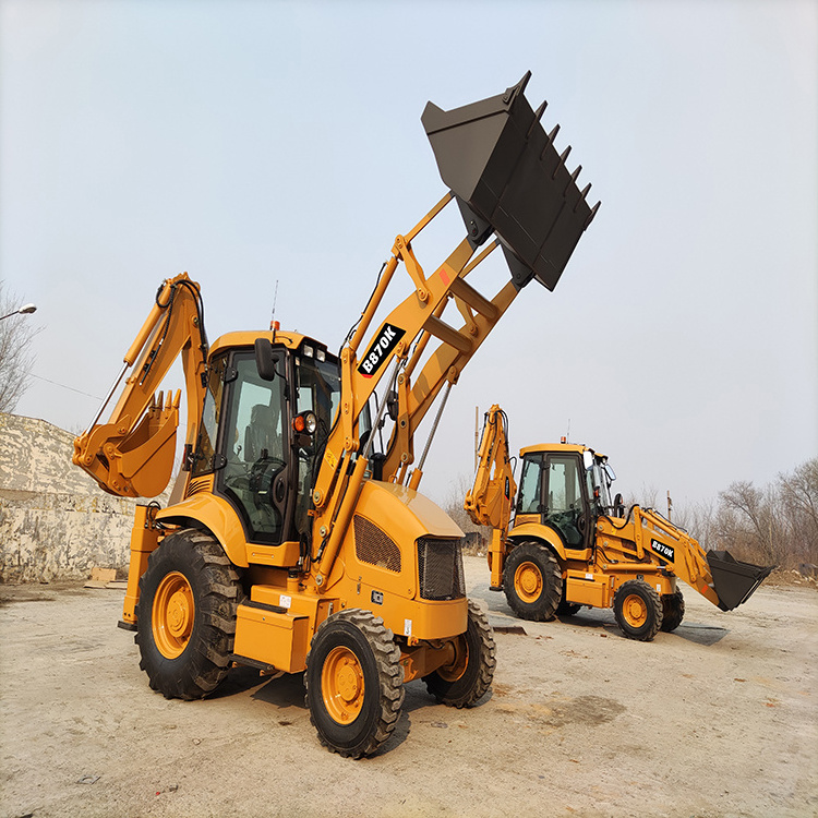 Free shipping 2ton 2.5ton 3ton 5ton 6ton 8ton  Mini Tractor Backhoe Loader small backhoe 4x4 with attachment backhoe