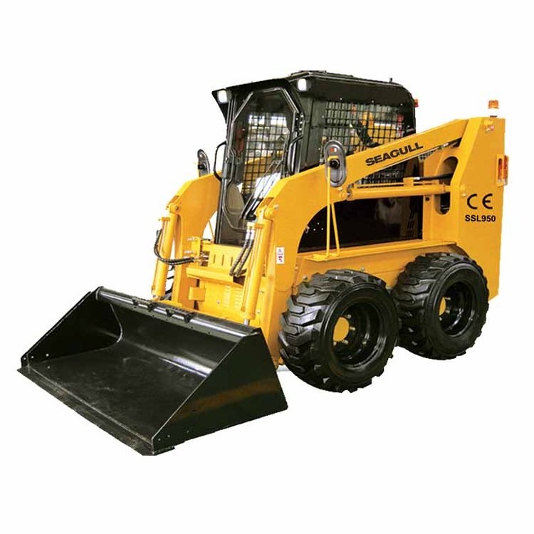 Wheel skid steer loader mini 500kg 700kg 850kg 950kg Skid Steer Loaders with Bucket mixer attachment