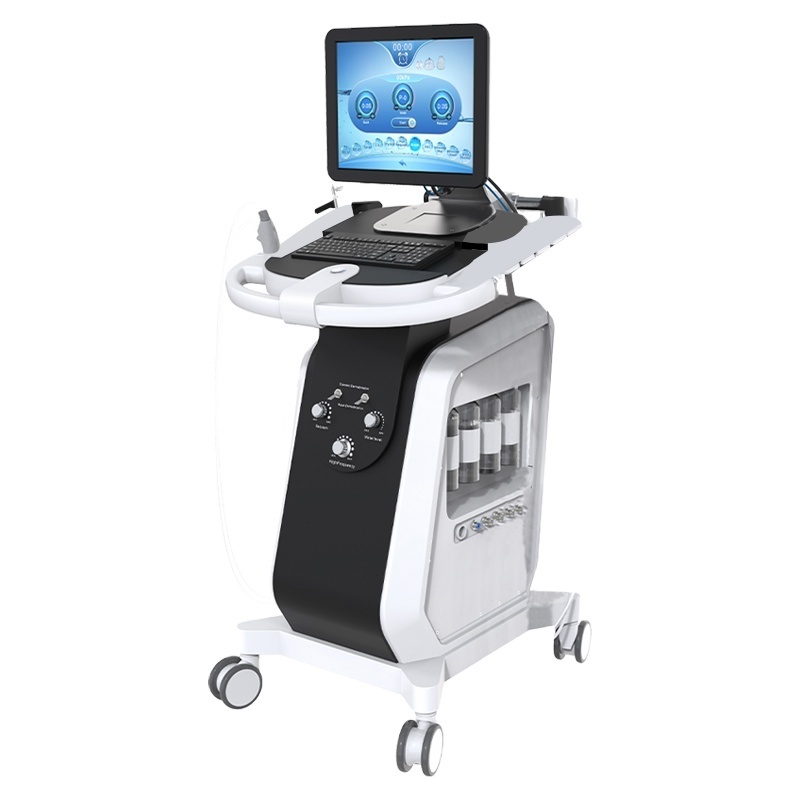 2023 SEA HEART Beauty aqua peeling galvanic facial machine for pigment removal