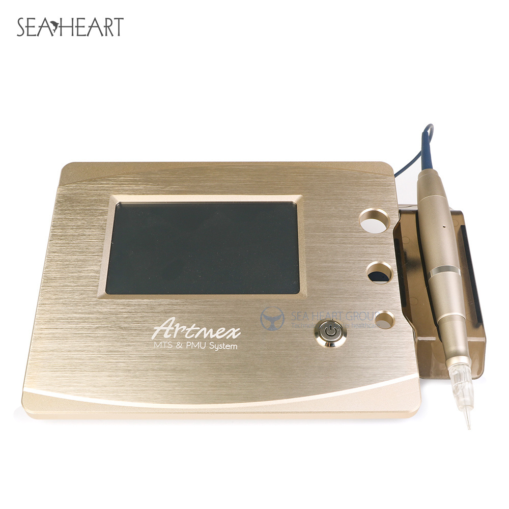 Professional artmex V7 metal panel permanent makeup machine with 1 / 3 / 5 / 7 pins cartridge